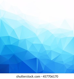 Blue Polygonal Background, Creative Design Templates