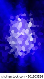 blue polygonal background. origami style. vector illustration. for design, brochure, wallpaper