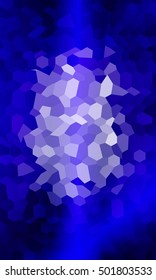 blue polygonal background. origami style. vector illustration. for design, brochure, wallpaper