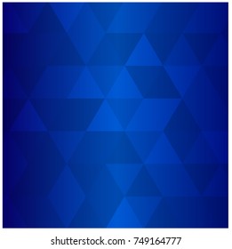 Blue Polygonal Background Texture. abstract blue triangle shape pattern. triangle pattern in shades of blue color. 