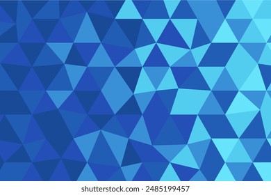 blue polygonal background vector free