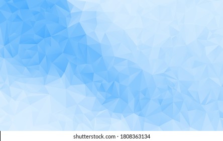 Blue polygonal background. Vector illustration. Follow other polygonal backgrounds in my collection.