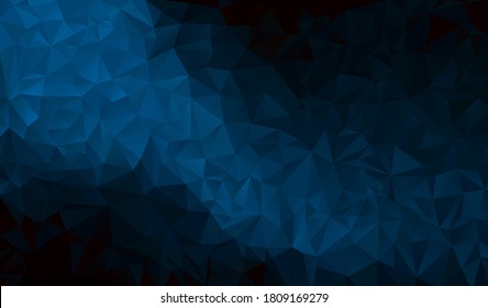 Blue polygonal background. Vector illustration. Follow other polygonal backgrounds in my collection.