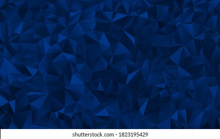 Blue polygonal background. Vector illustration. Follow other polygonal backgrounds collection.