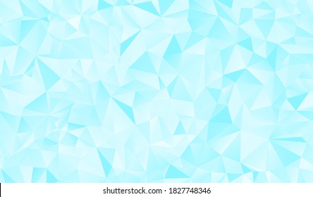 Blue polygonal background. Vector illustration. Follow other polygonal backgrounds collection.