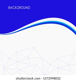 Blue polygonal background vector and wallpaper blue vector