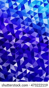 blue polygonal background for your banner, prexentation, business idea. vector illustration.