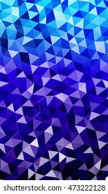 blue polygonal background for your banner, prexentation, business idea. vector illustration.