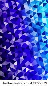 blue polygonal background for your banner, prexentation, business idea. vector illustration.