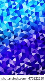 blue polygonal background for your banner, prexentation, business idea. vector illustration.