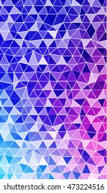 blue polygonal background for your banner, presentation, business idea. vector illustration.