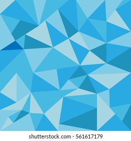 blue polygonal illustration.