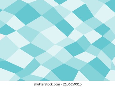 The blue polygonal illustration with consists of geometric