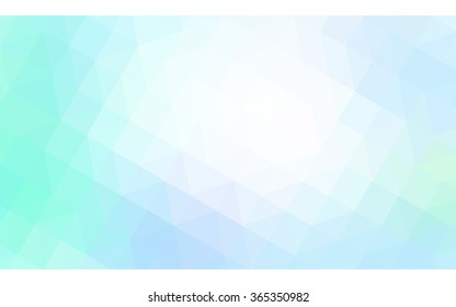 Blue polygonal illustration, which consist of triangles. Geometric background in Origami style with gradient. Triangular design for your business.