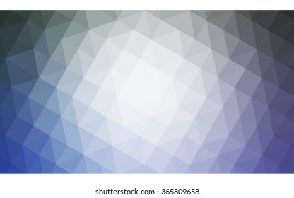 Blue polygonal illustration, which consist of triangles. Geometric background in Origami style with gradient. Triangular design for your business.