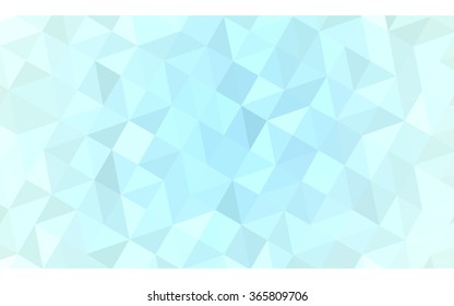 Blue polygonal illustration, which consist of triangles. Geometric background in Origami style with gradient. Triangular design for your business.