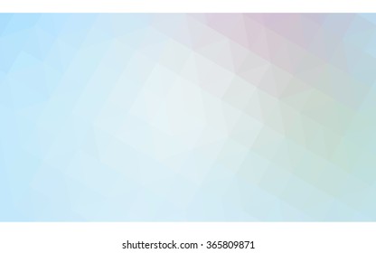 Blue polygonal illustration, which consist of triangles. Geometric background in Origami style with gradient. Triangular design for your business.