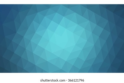 Blue polygonal illustration, which consist of triangles. Geometric background in Origami style with gradient. Triangular design for your business.