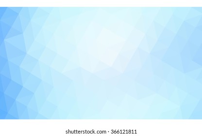 Blue polygonal illustration, which consist of triangles. Geometric background in Origami style with gradient. Triangular design for your business.