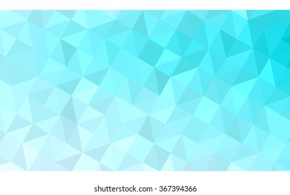 Blue polygonal illustration, which consist of triangles. Geometric background in Origami style with gradient. Triangular design for your business.