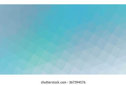 Blue polygonal illustration, which consist of triangles. Geometric background in Origami style with gradient. Triangular design for your business.