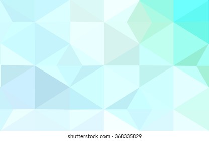 Blue polygonal illustration, which consist of triangles. Geometric background in Origami style with gradient. Triangular design for your business.