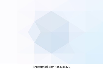 Blue polygonal illustration, which consist of triangles. Geometric background in Origami style with gradient. Triangular design for your business.