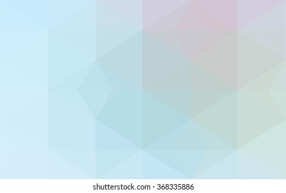 Blue polygonal illustration, which consist of triangles. Geometric background in Origami style with gradient. Triangular design for your business.