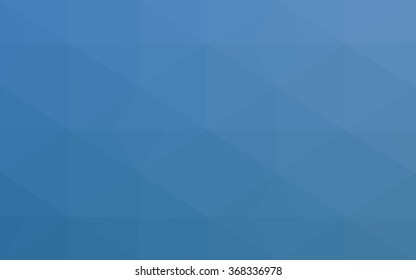 Blue polygonal illustration, which consist of triangles. Geometric background in Origami style with gradient. Triangular design for your business.
