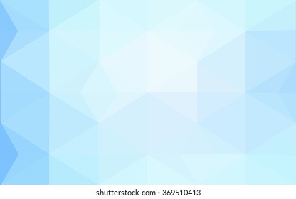 Blue polygonal illustration, which consist of triangles. Geometric background in Origami style with gradient. Triangular design for your business.