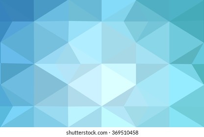 Blue polygonal illustration, which consist of triangles. Geometric background in Origami style with gradient. Triangular design for your business.