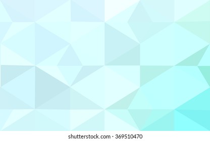 Blue polygonal illustration, which consist of triangles. Geometric background in Origami style with gradient. Triangular design for your business.