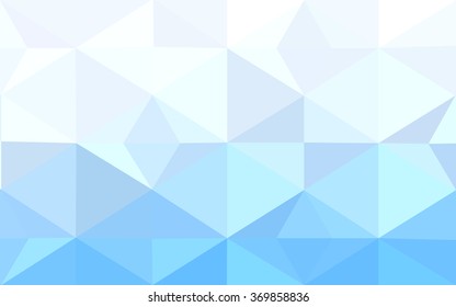 Blue polygonal illustration, which consist of triangles. Geometric background in Origami style with gradient. Triangular design for your business.