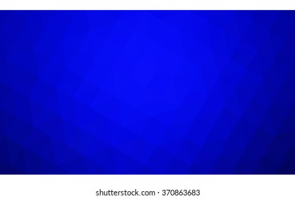 Blue polygonal illustration, which consist of triangles. Geometric background in Origami style with gradient. Triangular design for your business.