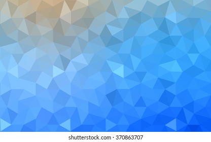 Blue polygonal illustration, which consist of triangles. Geometric background in Origami style with gradient. Triangular design for your business. Blue polygonal illustration, which consist of triangles. Geometric background in Origami style with gradient. Triangular design for your business.