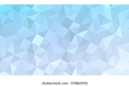 Blue polygonal illustration, which consist of triangles. Geometric background in Origami style with gradient. Triangular design for your business.