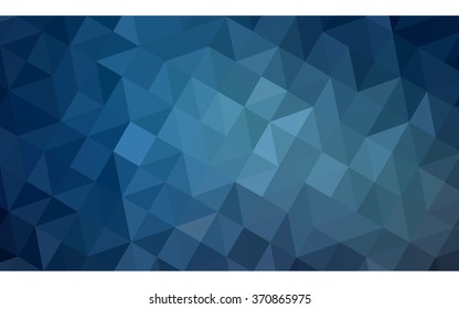 Blue polygonal illustration, which consist of triangles. Geometric background in Origami style with gradient. Triangular design for your business.
