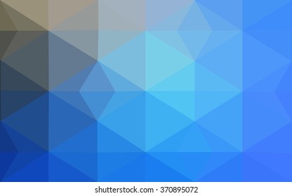 Blue polygonal illustration, which consist of triangles. Geometric background in Origami style with gradient. Triangular design for your business. Blue polygonal illustration, which consist of triangles. Geometric background in Origami style with gradient. Triangular design for your business.