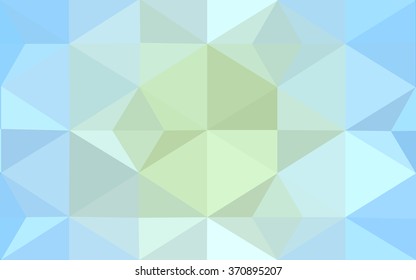 Blue polygonal illustration, which consist of triangles. Geometric background in Origami style with gradient. Triangular design for your business.