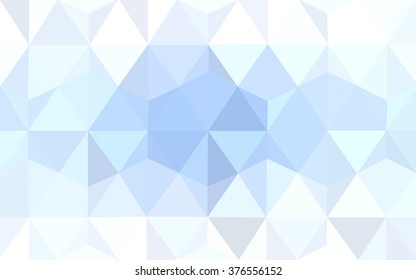 Blue polygonal illustration, which consist of triangles. Geometric background in Origami style with gradient. Triangular design for your business.