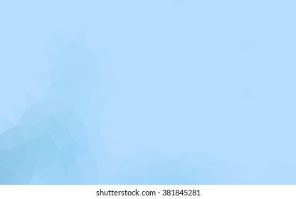 Blue polygonal illustration, which consist of triangles. Geometric background in Origami style with gradient. Triangular design for your business.