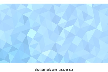 Blue polygonal illustration, which consist of triangles. Geometric background in Origami style with gradient. Triangular design for your business.