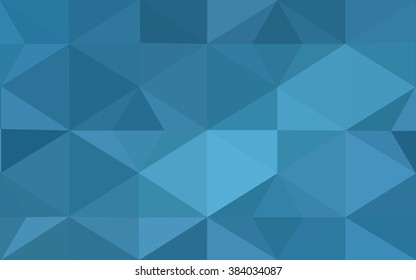 Blue polygonal illustration, which consist of triangles. Geometric background in Origami style with gradient. Triangular design for your business.