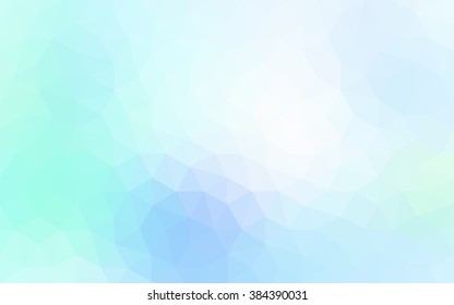 Blue polygonal illustration, which consist of triangles. Geometric background in Origami style with gradient. Triangular design for your business.