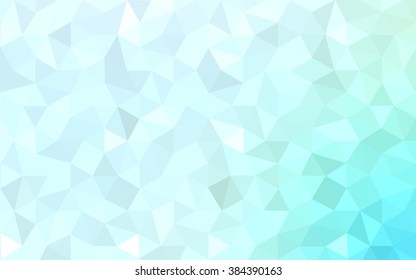 Blue polygonal illustration, which consist of triangles. Geometric background in Origami style with gradient. Triangular design for your business.
