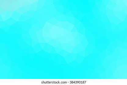 Blue polygonal illustration, which consist of triangles. Geometric background in Origami style with gradient. Triangular design for your business.