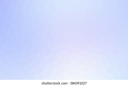 Blue polygonal illustration, which consist of triangles. Geometric background in Origami style with gradient. Triangular design for your business.