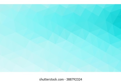Blue polygonal illustration, which consist of triangles. Geometric background in Origami style with gradient. Triangular design for your business.