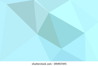 Blue polygonal illustration, which consist of triangles. Geometric background in Origami style with gradient. Triangular design for your business.