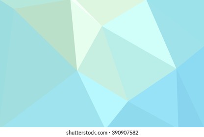 Blue polygonal illustration, which consist of triangles. Geometric background in Origami style with gradient. Triangular design for your business.